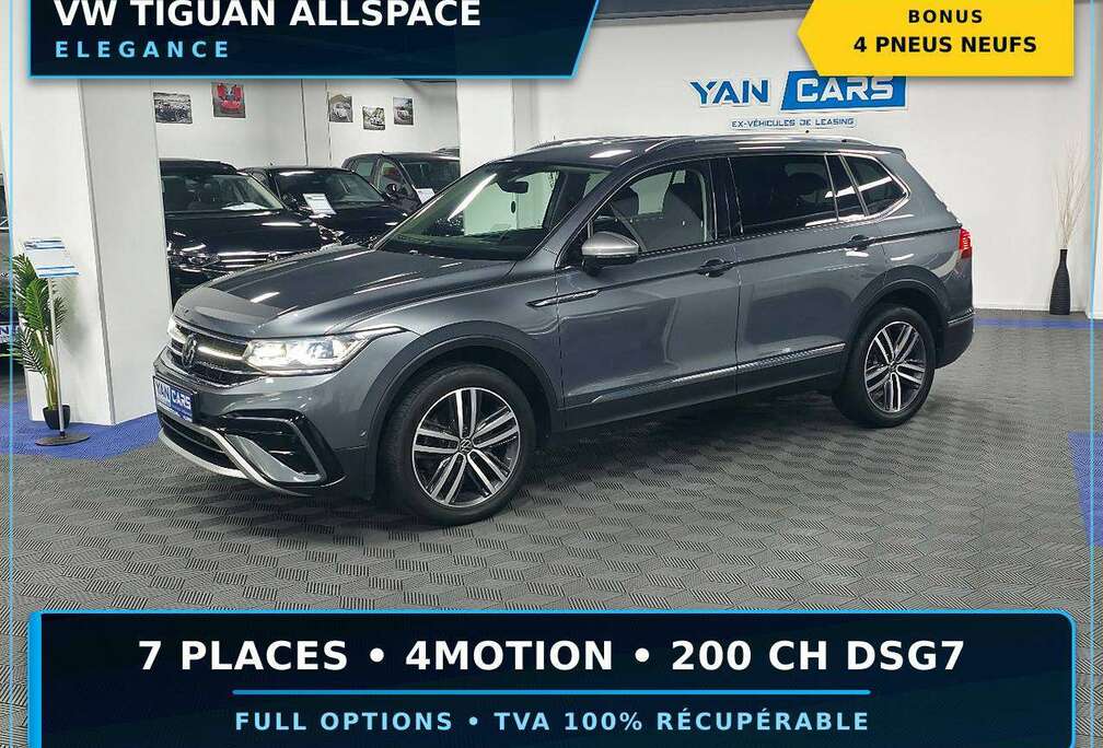 Volkswagen 7PL • ELEGANCE • 4MOTION • ATTELAGE • DSG • TVA RÉCUP.