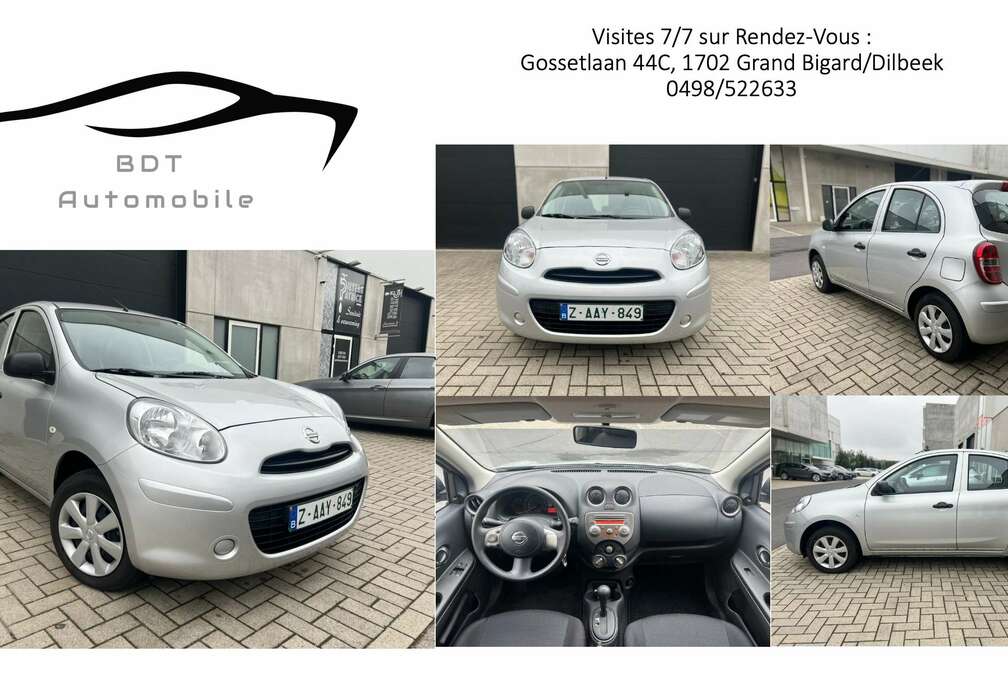 Nissan 1.2i BoiteAuto 1erProp 16000km Airco Bluethoot ...