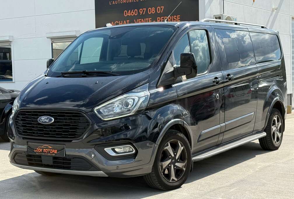 Ford 2.0 TDCi ACTIVE LONG CHASSIS 170cv 5 places DOUBLE PORTES LATERALES DISTRONIC+ NAVIGATION CAMERA CARPLAY
