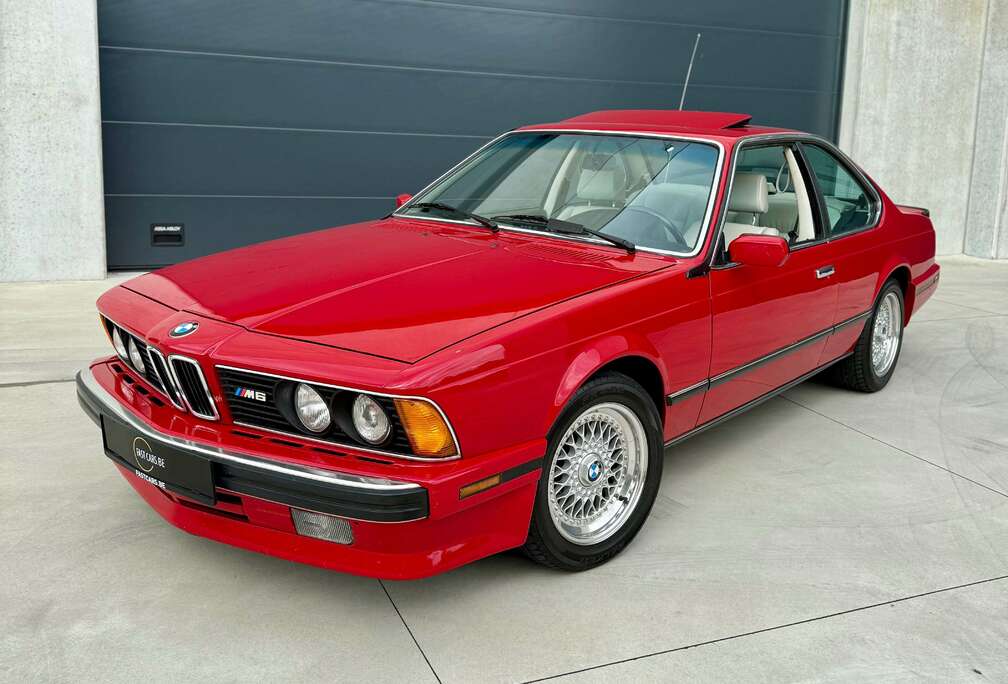 BMW E24 M6 - Manueel - Zinnoberrot - BBS