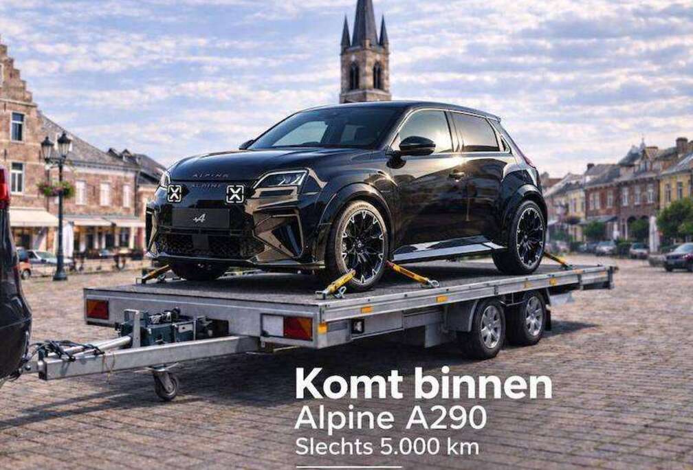 GT Alpine A290 52 kWh GT 19 inch Camera zetelverwarming
