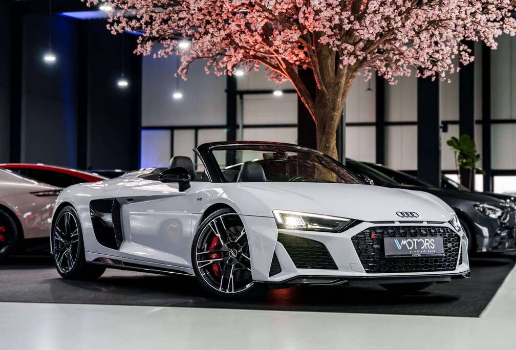 Audi Spyder V10 Performance - Quattro - Suzuka Grey - Laser Light - Carbon - Virtual Cockpit - B&O - Camera - 20\