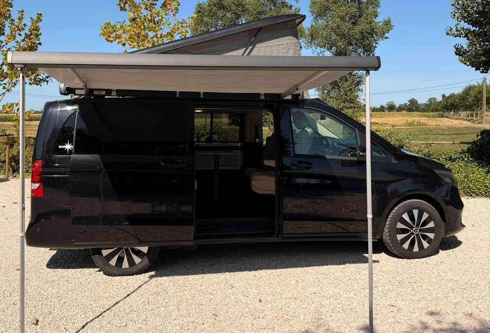 Mercedes-Benz 300D/ Automat/luchtvering/ 4x4/ trekhaak/verduistering /matrassen/soundsyst/open dak/ zonneluifel/ keuken/douchetent