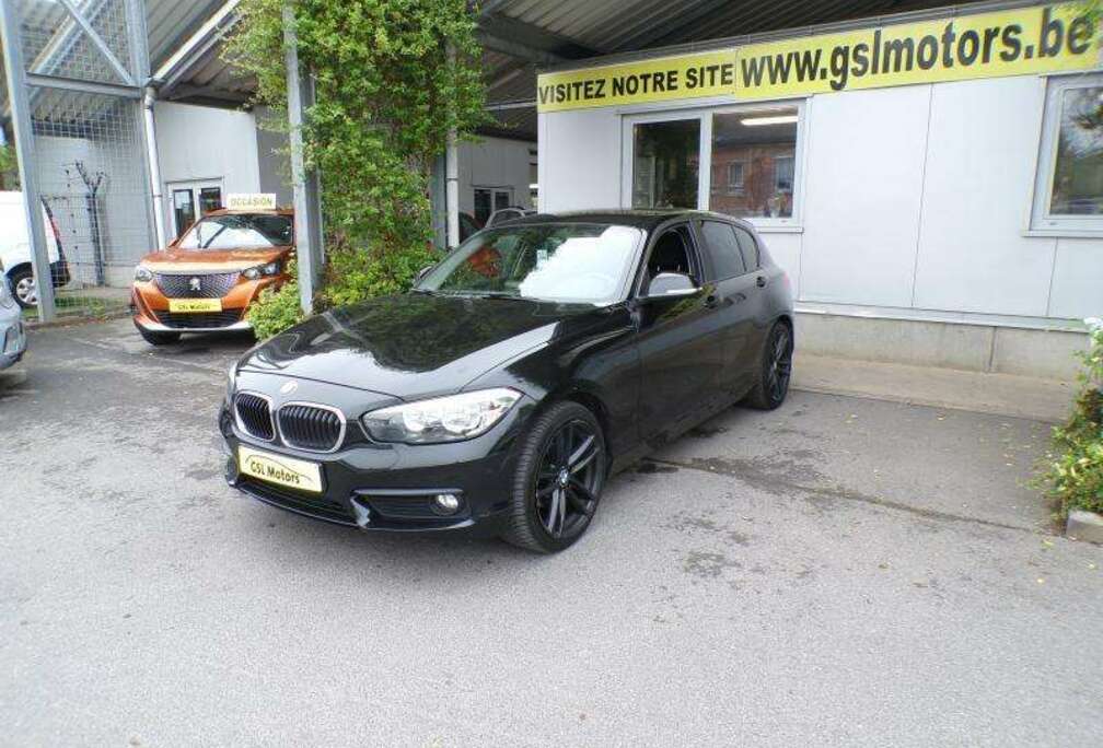 BMW 1.5D 116cv 5Portes noir 04/16 Airco GPS USB Cruise