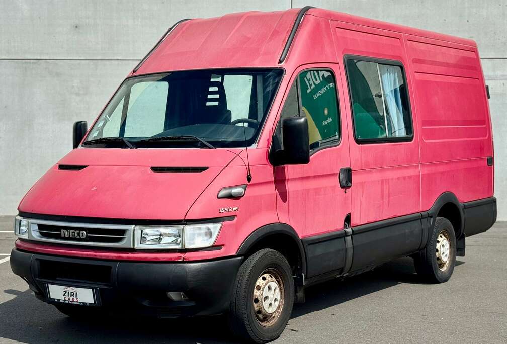 Iveco Daily 2.3 Turbo HPI semi-vitrato / Dubbel cabine 5plaatsen - Automaat