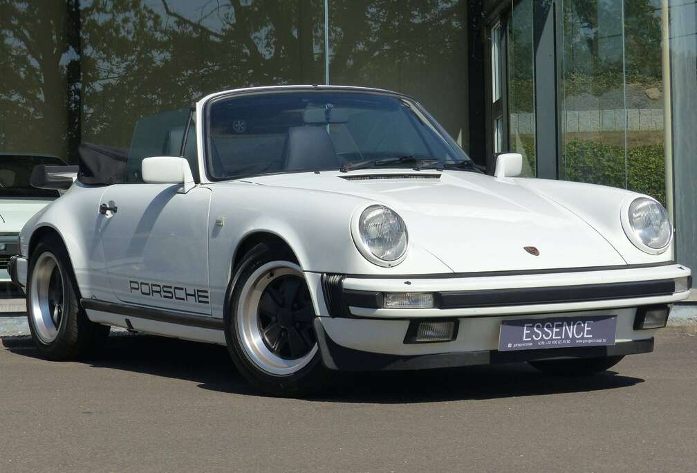 Porsche Carrera 3.2 Cabrio First Owner, German Car, First paint, Full history