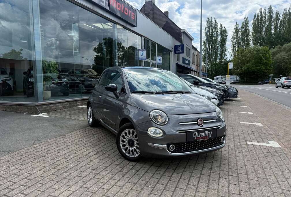 Fiat 500 1.2i // AUTOMAAT // NAVI // LEDER