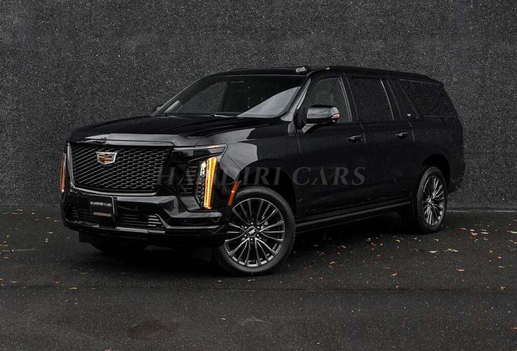 Cadillac 2026 ESV Sport Platinum € 131000 +DCK CONSOLE REFRIGERATOR + 22 INCH 18 SPOKE ALLOY WITH AFTER MIDNIGHT FINISH