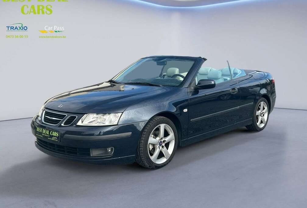 Saab 9-3 Cabriolet 1.8 Turbo 16v Vector 1 Jaar Garantie
