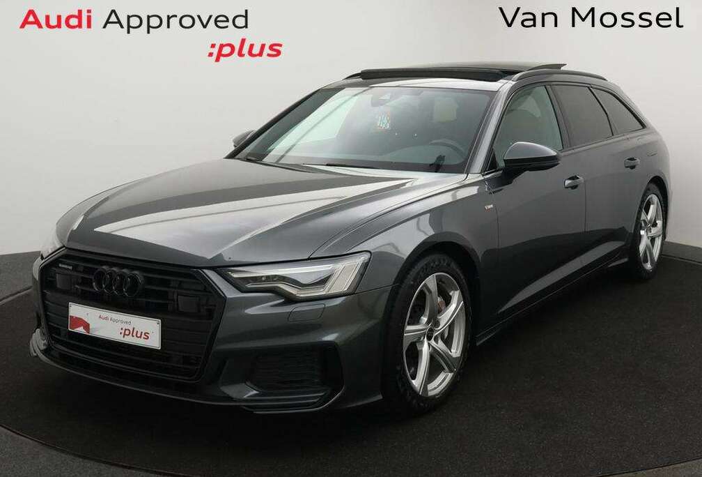Audi Avant PHEV Audi A6 Avant Business Edition Sport 50TFSIe QUATTRO 299PK *AUTOMAAT*PANODAK*TREKHAAK*LEDER*ALCANTARA*CAMERA*M