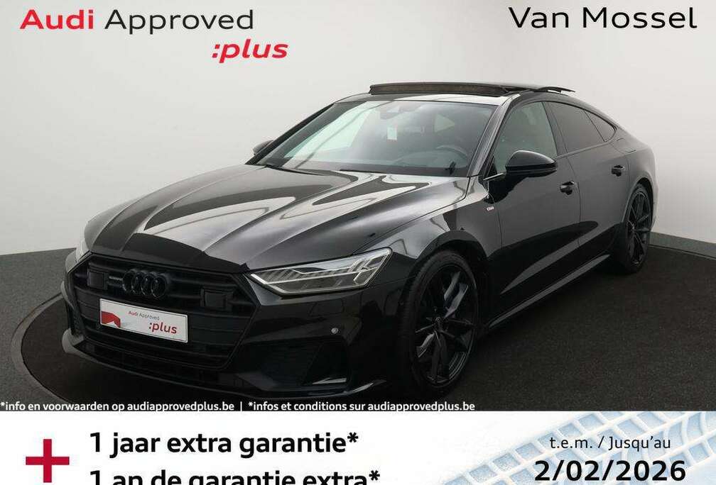 Audi Sportback PHEV Audi A7 Sportback  50TFSIe QUATTRO 300PK 3X S-LINE *PANO DAK*LEDER*NAVI*ZWARTE VELGEN*BLTH*CRUISE*PDC*...