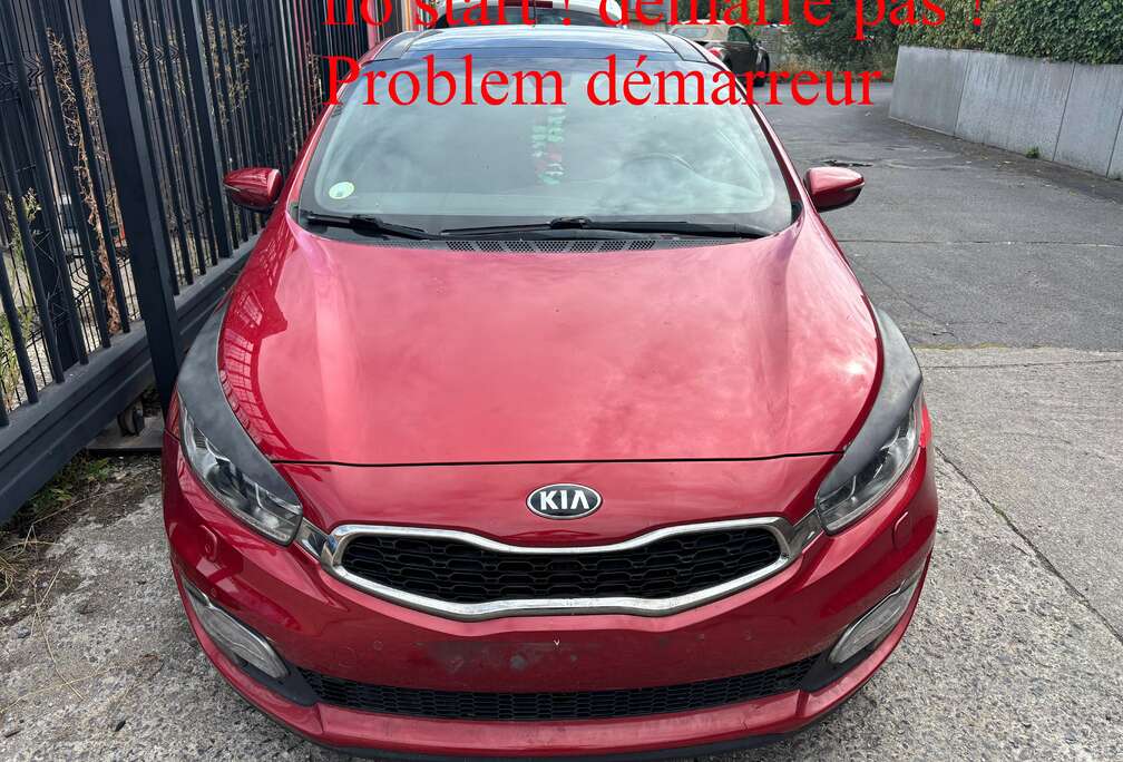 Kia Cee\'d 1.6 CRDi no start  probleme demareur
