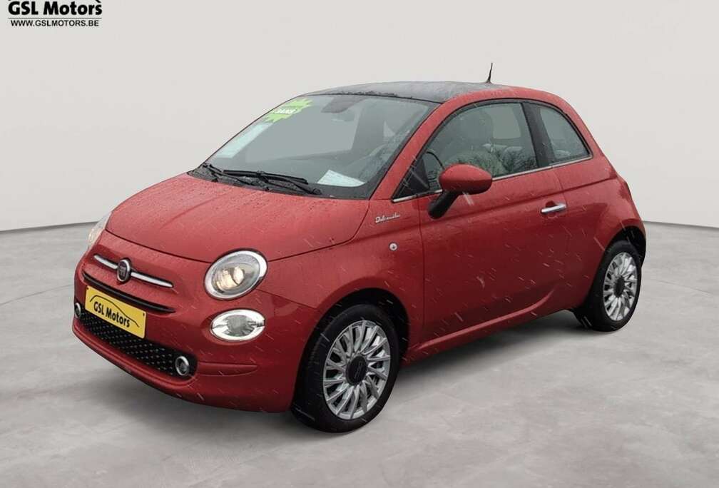Fiat GARANTIE 3 ANS 1.0 70cv Rouge 09/22 49.777km Airco