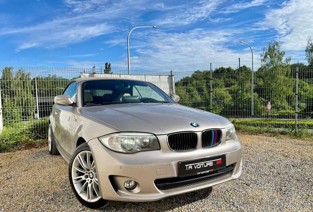 BMW 118i CABRIO/CUIR/LED/CARPLAY/CLIM/CAMERA/SIEGES-CH