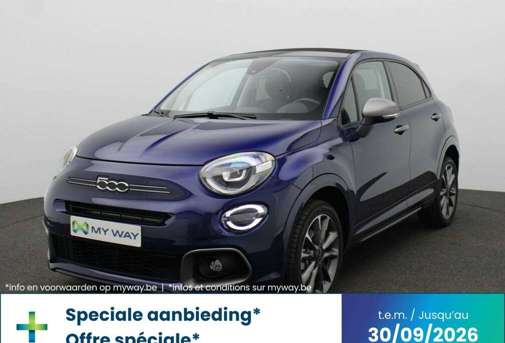 Fiat SPORT 1.5 Hybrid 130 PK  DCT - Panoramisch Dak - Camera - Apple Carplay - Leder