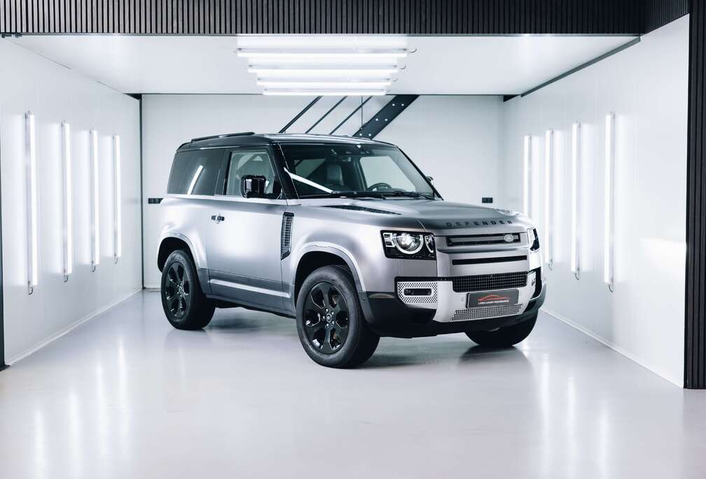Land Rover 90 D250 Trekhaak - Vouwdak in Stof - 360 Camera - CruiseControl - Carplay