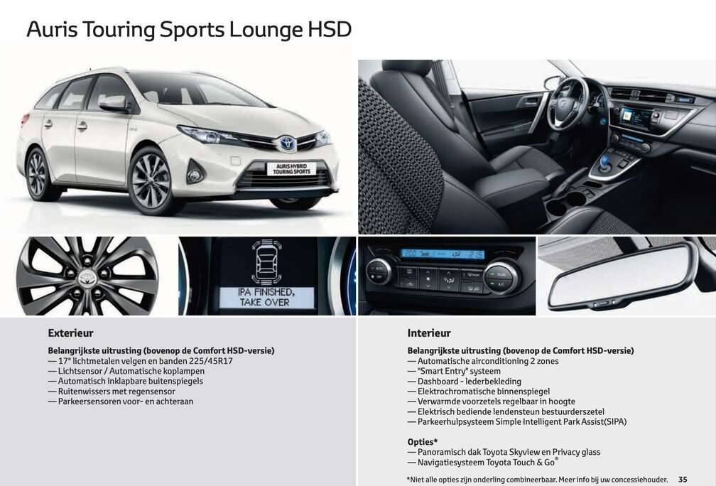 Toyota Toyota Auris Touring Sports 1.8 Hybrid HSD Lounge