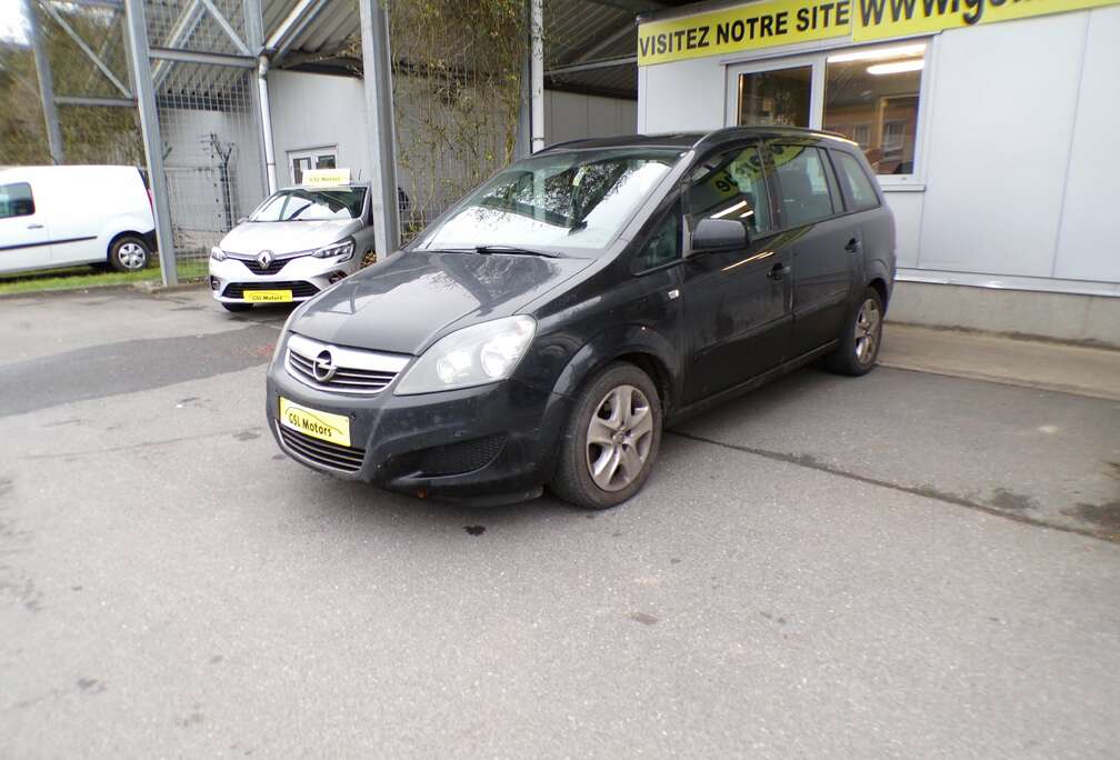 Opel 1.6i 115cv noir 03/2012 7places Airco CD Capteurs