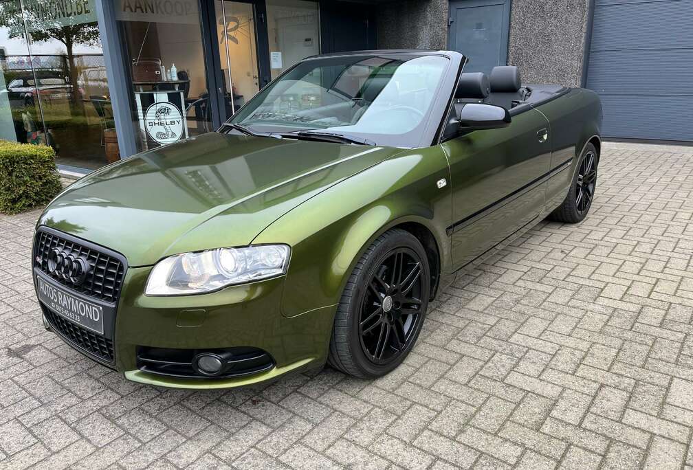 Audi Cabriolet 1.8 T S-line leder navigatie xenon bose