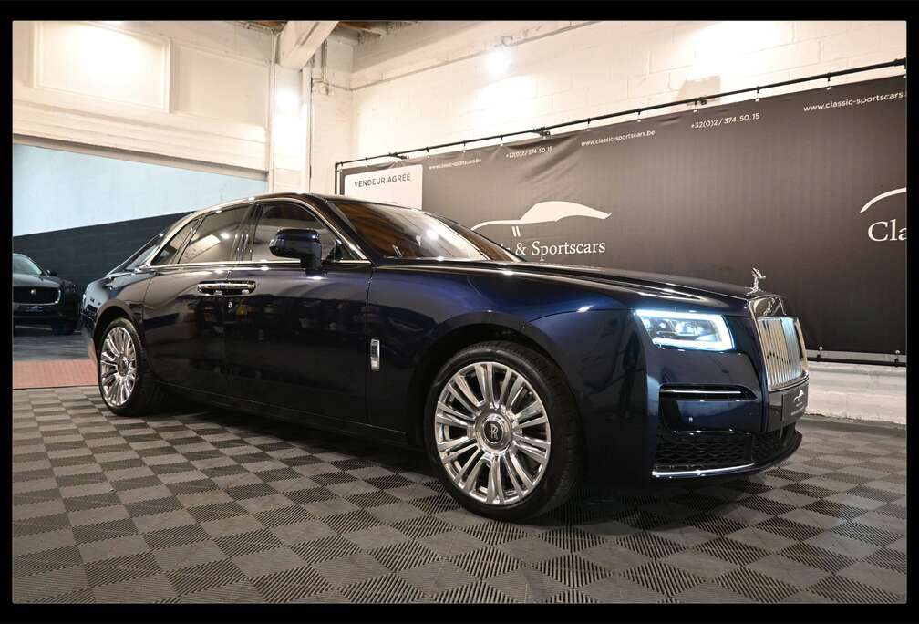 Rolls-Royce Ghost 6.6i V12 Bi-Turbo / 9.482 KM / 5 SEATS / FULL OPTIONS / SERVICE RR BRUSSELS !!