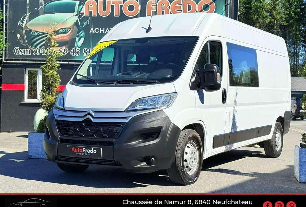 Citroen 2.2 BlueHDi * 6 places * l3 h2 * Tva * Gps *