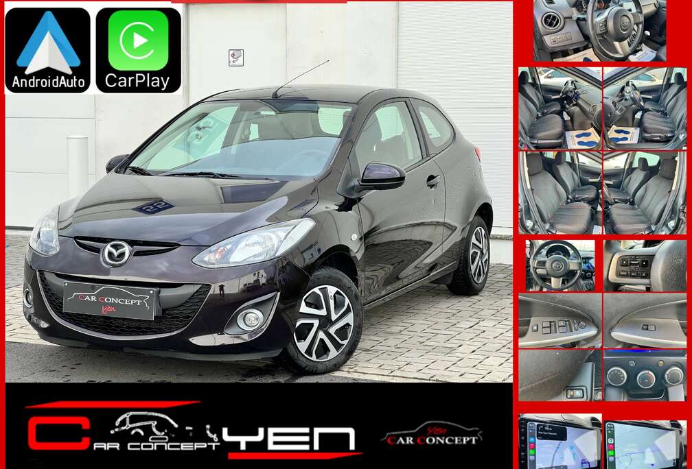 Mazda 2 1.3i*Carplay*Bluetooth*Airco*Navi*Garantie 12m*