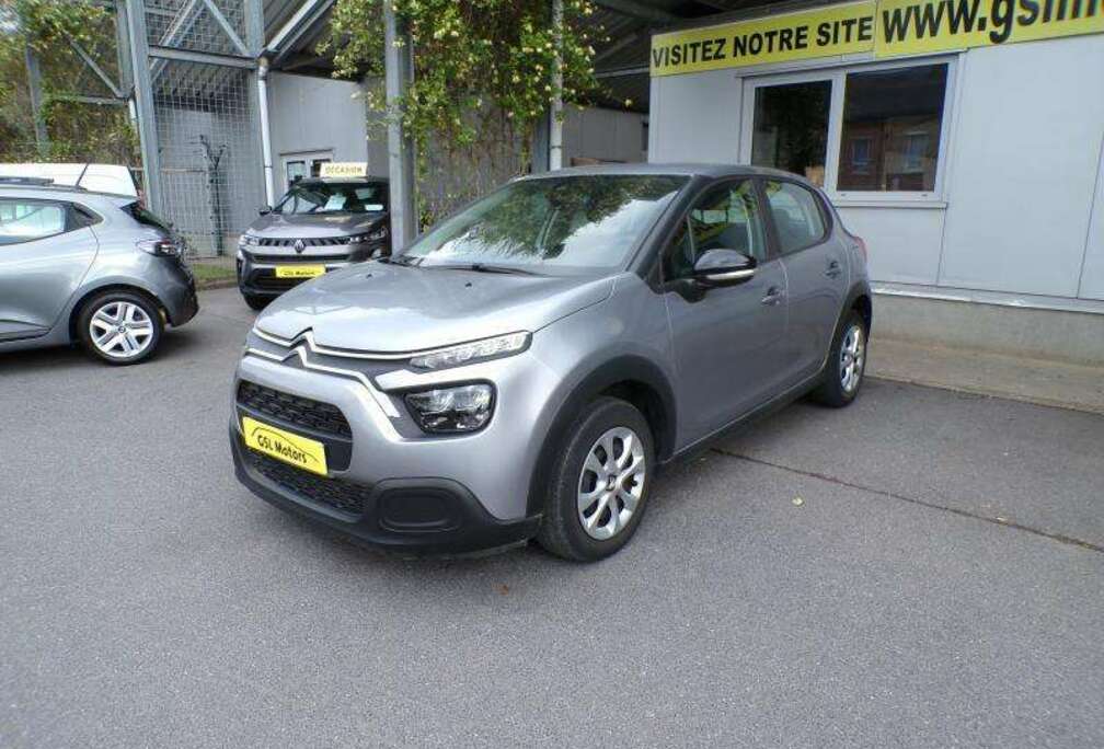 Citroen 1.2 83cv Gris 02/21 64674km Airco Cruise DAB
