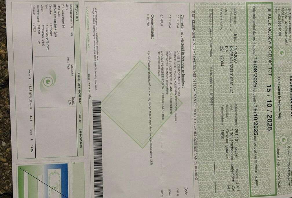 Kia Bien propre avec contrôle technique