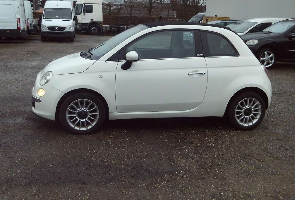 Fiat 500C 1.2i open dak+airco++++++