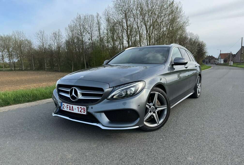 Mercedes-Benz d AMG line automaat leder xenon