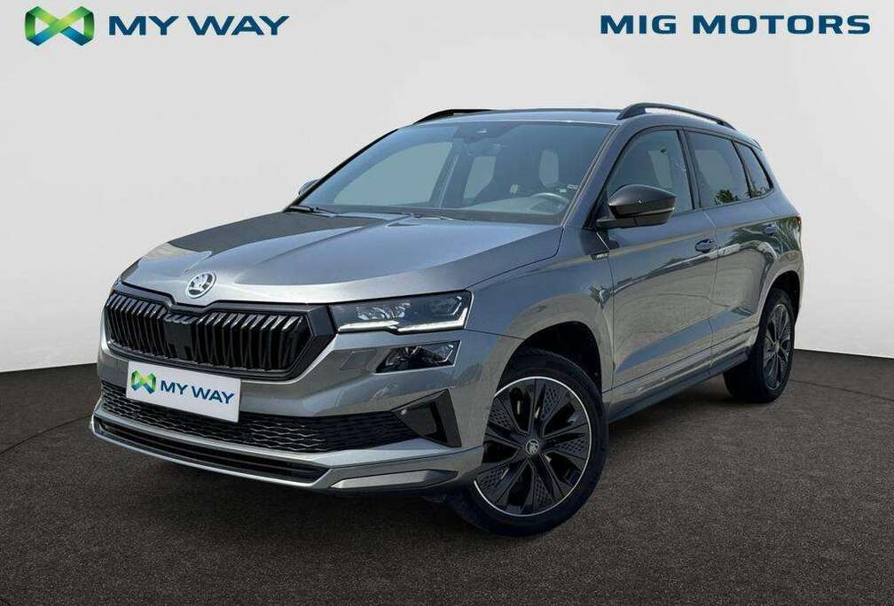 Skoda SPORTLINE 1.5 TSI DSG AUTOMAAT /// Wegklapbare trekhaak /// Achteruitrijcamera /// Zetelverwarming ///