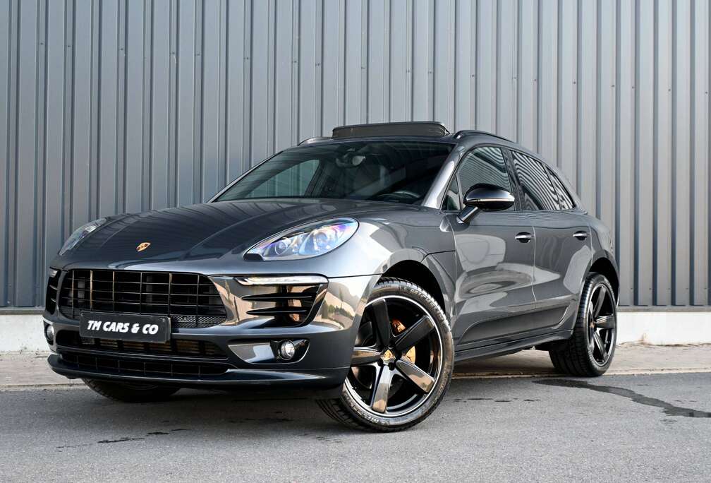 Porsche Macan 2.0 Turbo PDK, Pano, Sportuitlaat,LED, Luchtvering, zetelverwarming, Camera, Trekhaak
