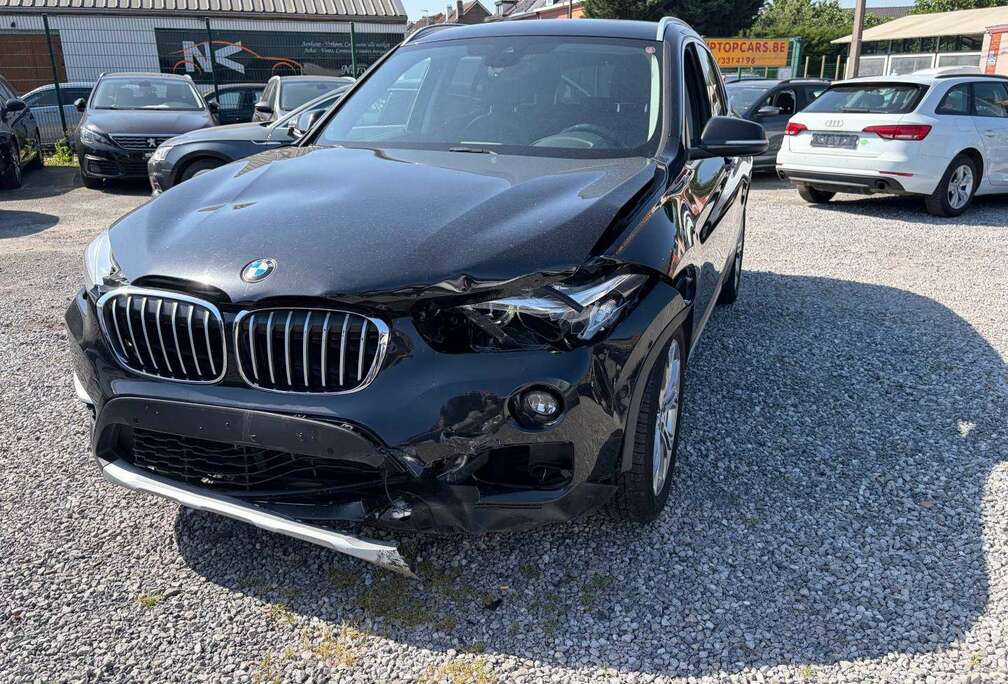 BMW X1 2.0 dA xDrive18 accidenté