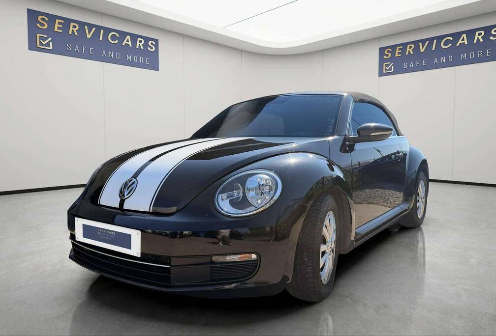 Volkswagen @ SERVICARS FLEURUS - Volkswagen Beetle Cabriolet 1.2 TSI Design - 12 MOIS GARANTIE - CAMERA DE RECUL