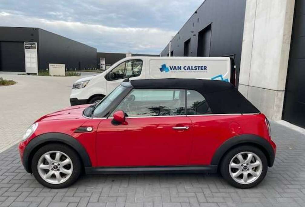 MINI Mini Cooper Cabrio 1.6I, Leder, Airco, Garantie