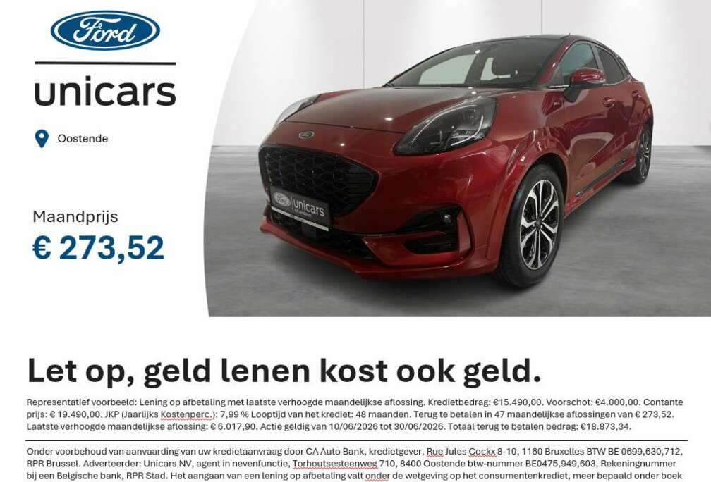 Ford 1.0i Ecoboost mHEV 92kW ST-Line