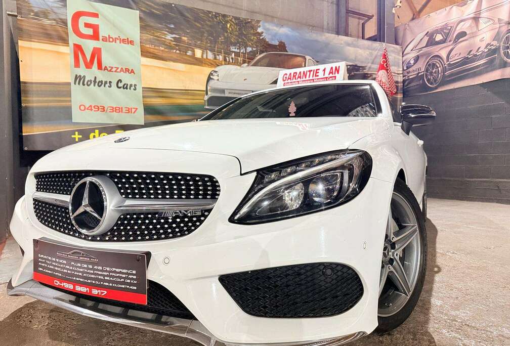 Mercedes-Benz Cabriolet C 220d Gtronic AMG Cuir GPS LED High performance