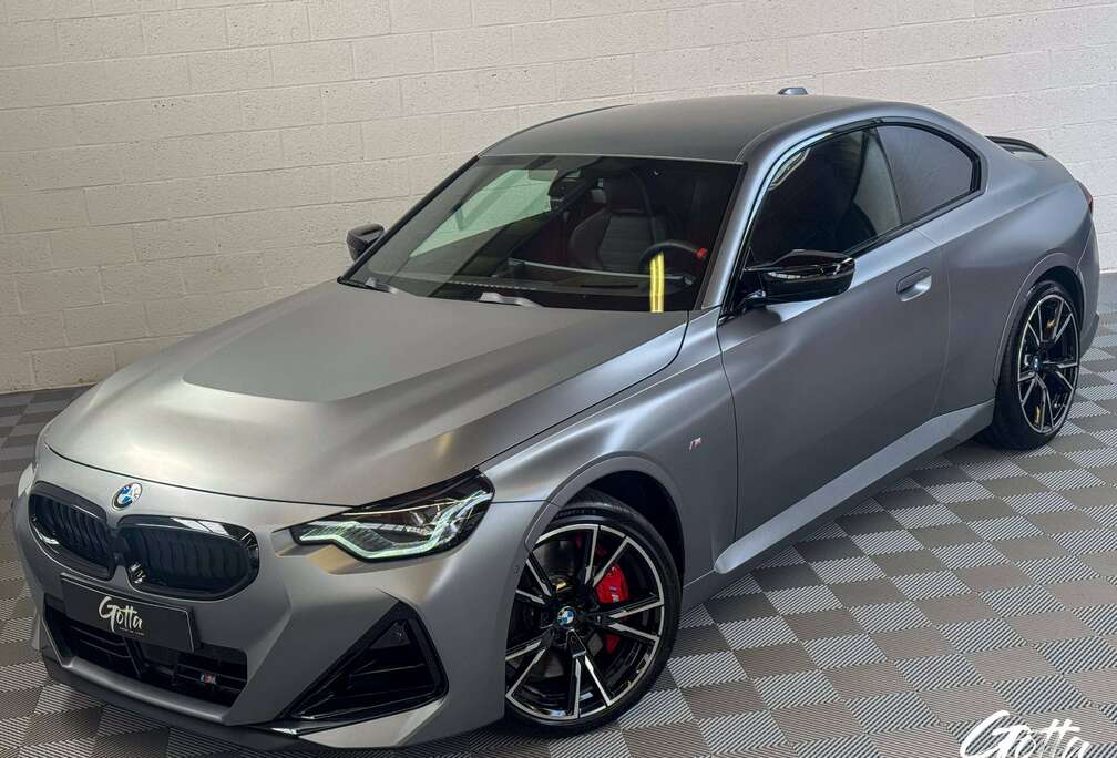 BMW Coupé 3.0 374CH*LED/SHADOW/FROZEN GREY MATE/CAMERA 360*/Sièges sport M Sport/Carbon/24M GARANTIE