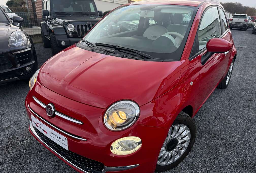 Fiat 500 1.0 Hybrid Lounge applecarplay 12 m waarborg