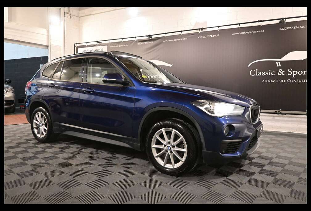 BMW X1 2.0 dA sDrive18 AdBlue EURO 6d / AUTO / CAMERA / TOIT OUVRANT PANORAMIQUE / DISTRONIC / LANE ASSIST / HEAD UP DISPLAY