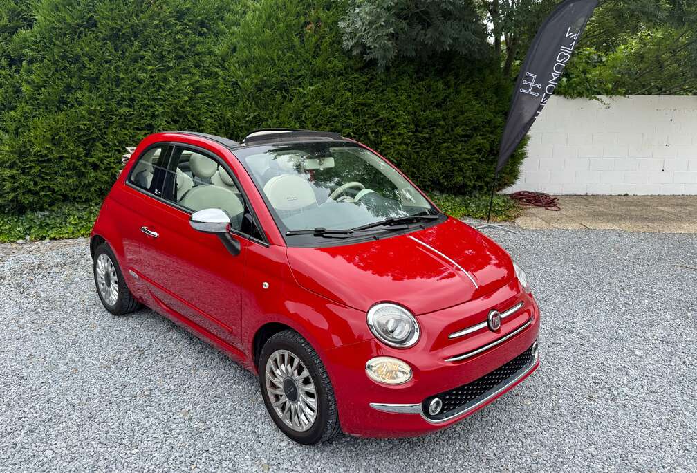 Fiat 500C 1.2i , navi , capteur, GARANTIE 12 mois