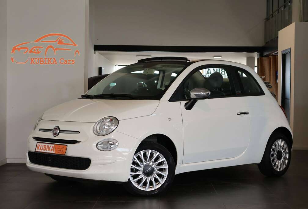 Fiat 500C  Cabrio 1.2i CruiseControl Airco Garantie *