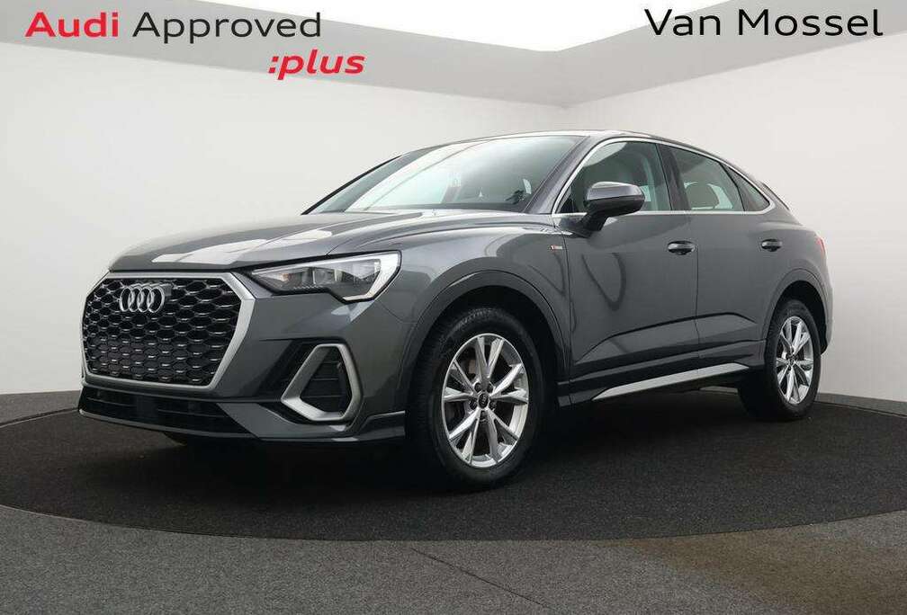 Audi Sportback Audi Q3 Sportback Business Edition S-LINE 35TDI 150PK *AUTOMAAT*LEDER*NAVI*LED*APP CONNECT*ZETELVERWARMING*DIGI