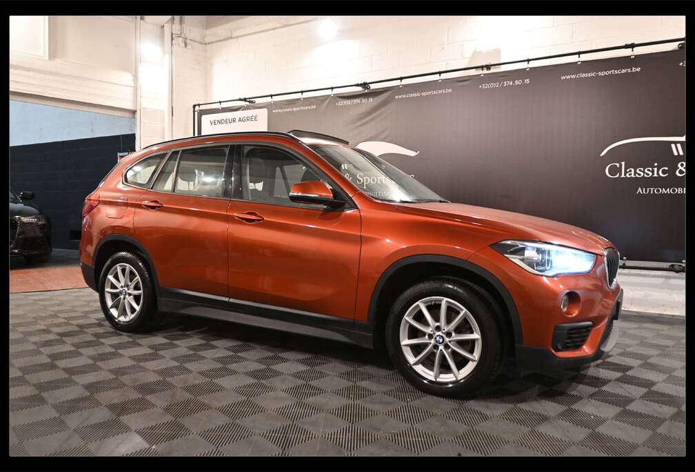BMW X1 2.0d sdrive18 FACELIFT EURO 6d / AUTO / TOIT PANORAMIQUE / LEDS / GPS NAVIGATION / BLUETOOTH / PDC !!