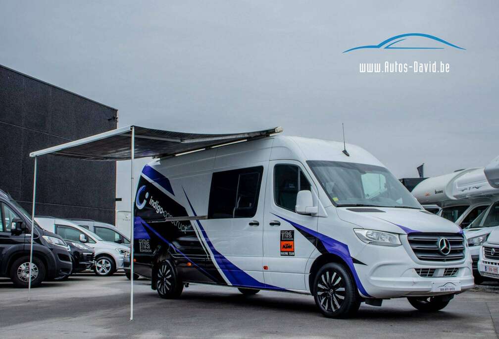 Mercedes-Benz Camper Motorsport 2.1 Automaat 2 Slaappl. / LICHTE VRACHT / 1 EIGENAAR / COMPRESSOR / KEUKEN / 360 / APPLE CARPLAY