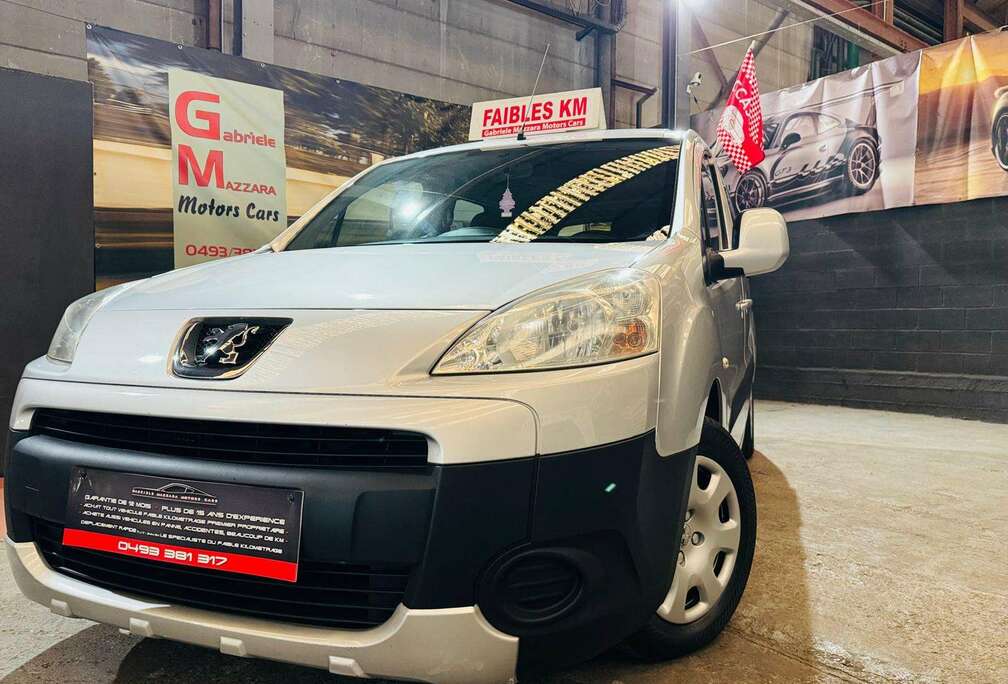Peugeot Partner 5Places 1.6 HDi Double porte latérale