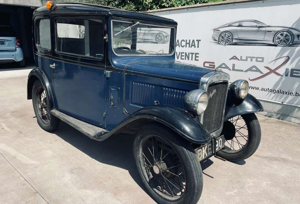 Austin 7 Seven-Saloon 750 cc A Restaurer Moteur Tourne !!