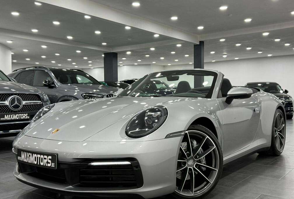 Porsche 992 Carrera 2 Cabriolet 3.0 Turbo PDK Sport Exhaust Belgian Car Full Porsche Service