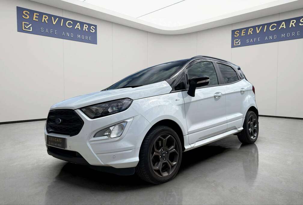 Ford @ SERVICARS FLEURUS - Ford Ecosport 1.0 EcoBoost FWD ST Line - Garantie 12mois Carplay - attache remorque