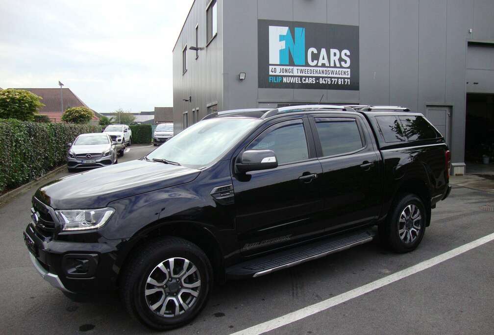 Ford 212pk, zwart, leder, 28.843 + btw, 2023, camera, gps